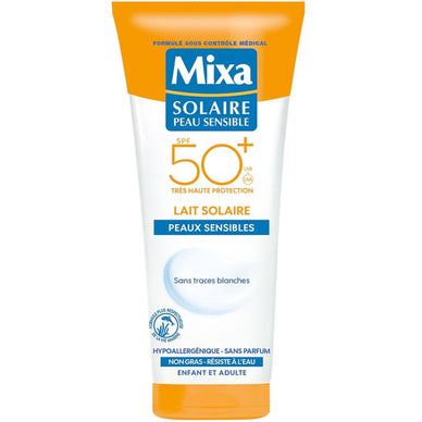 Mixa solaire - Lait solaire hypoallergénique SPF 50 Peaux sensibles - 200ml