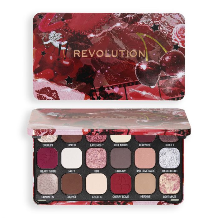 REVOLUTION PALETTE EYESH18 "FLAWLES CHERRY"