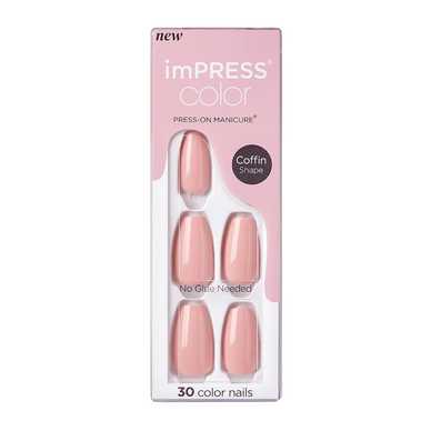 KISS ImPRESS Color Press-On Manicure - Sumptuous - Taille M